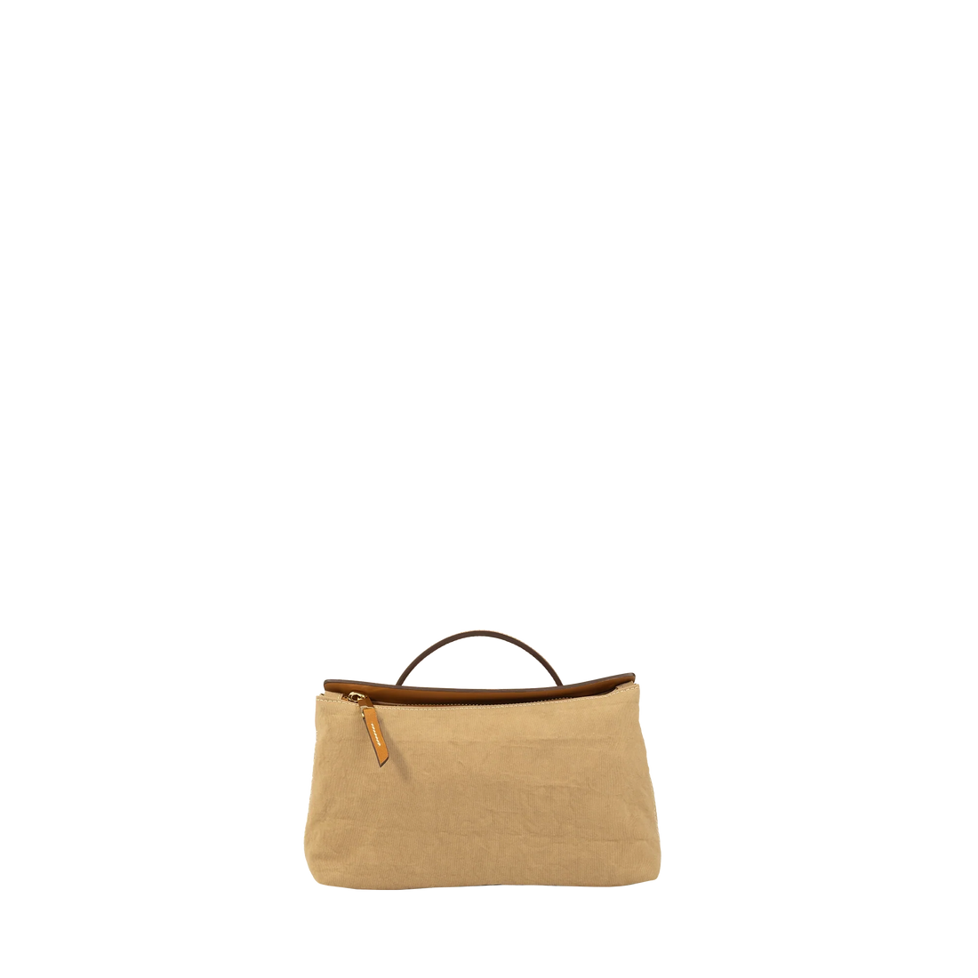 Ultra-Light Nylon Vachetta Leather Trim Convertible Crossbody Pochette Bag