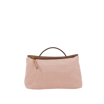 Ultra-Light Nylon Vachetta Leather Trim Convertible Crossbody Pochette Bag